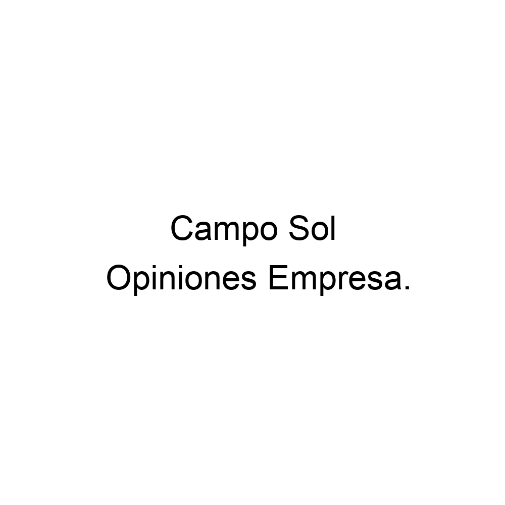 Opiniones Campo Sol, Sóller 971634449