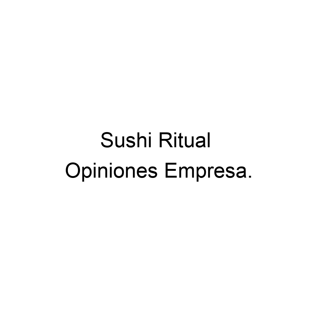 sushi ritual